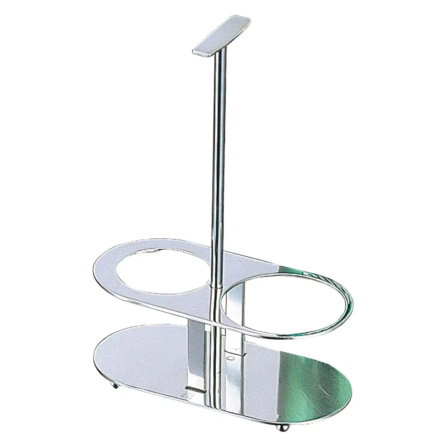Premium Stainless Steel Cruets Holder for Olive Oil & Vinegar - Elegant Kitchen Countertop Organizer for Dining Table, Buffet, or Restaurant Use