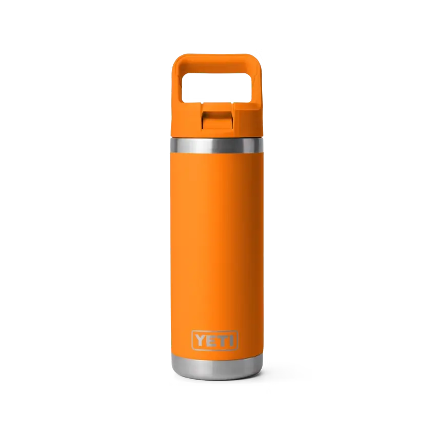 18 oz Rambler Insulated Water Bottle with Straw Lid - Leakproof Stainless Steel for Hiking, Gym & Outdoor Adventures