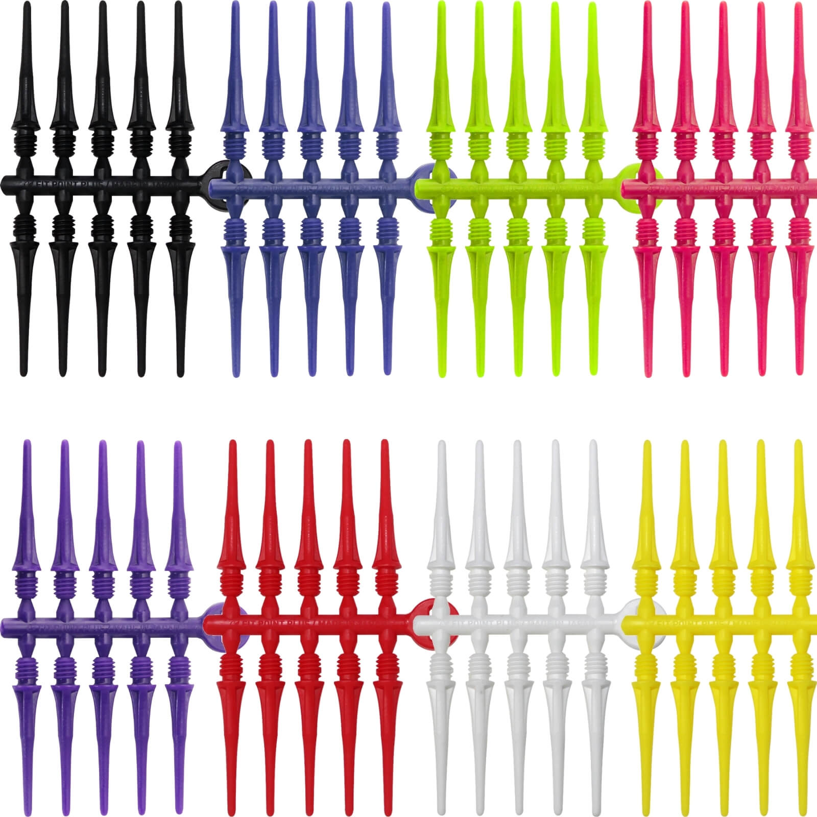 Cosmo Fit Point Plus Soft Tip Dart Points - 50 Pack - Perfect for Electronic Dartboards & Home Game Rooms