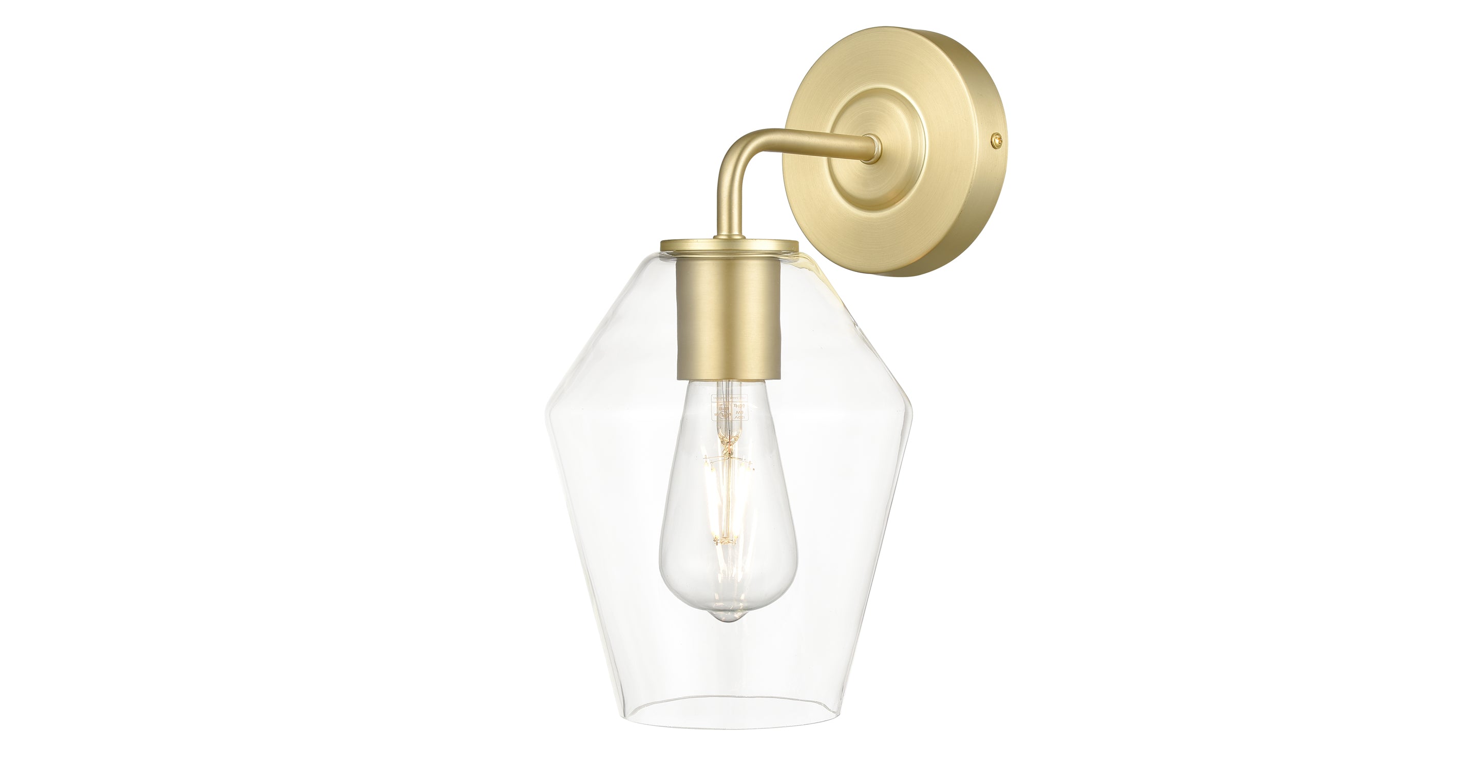 Clare Wall Sconce - Modern LED Wall Light Fixture for Bedroom, Living Room & Hallway | Dimmable Indoor Lighting with Adjustable Arms