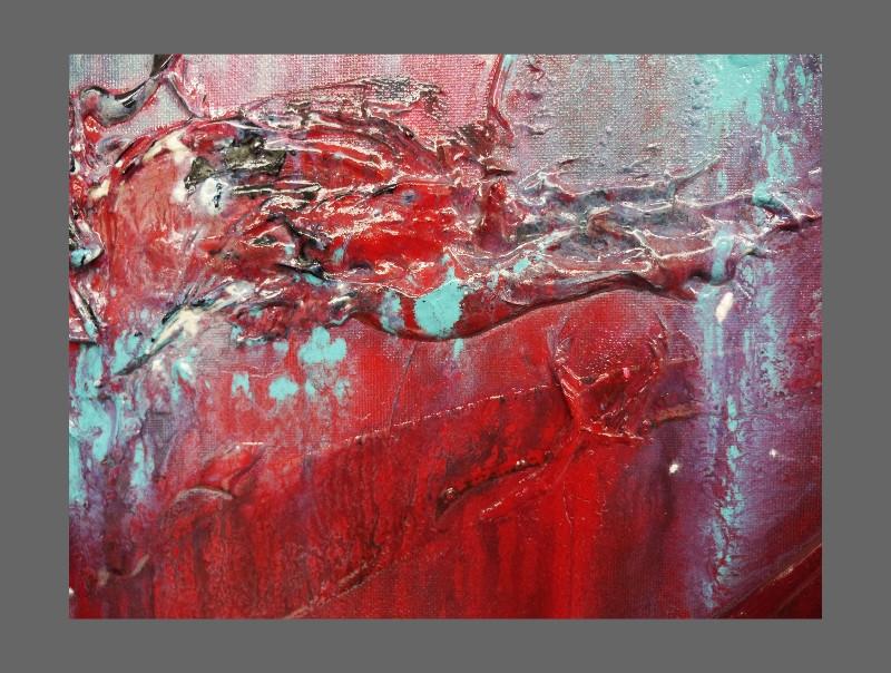 160cm x 60cm Modern Abstract Red Canvas Wall Art Painting - Large Contemporary Home Decor for Living Room, Bedroom & Office