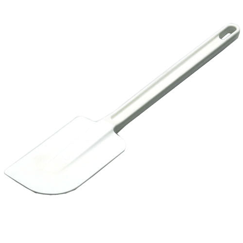 859220 Plastic Plate Spatula Scraper - 13 5/8 Inch Kitchen Tool for Baking, Cooking & Serving - Durable Food-Grade Utensil for Cake Decorating, Pancake Flipping & Counter Cleaning