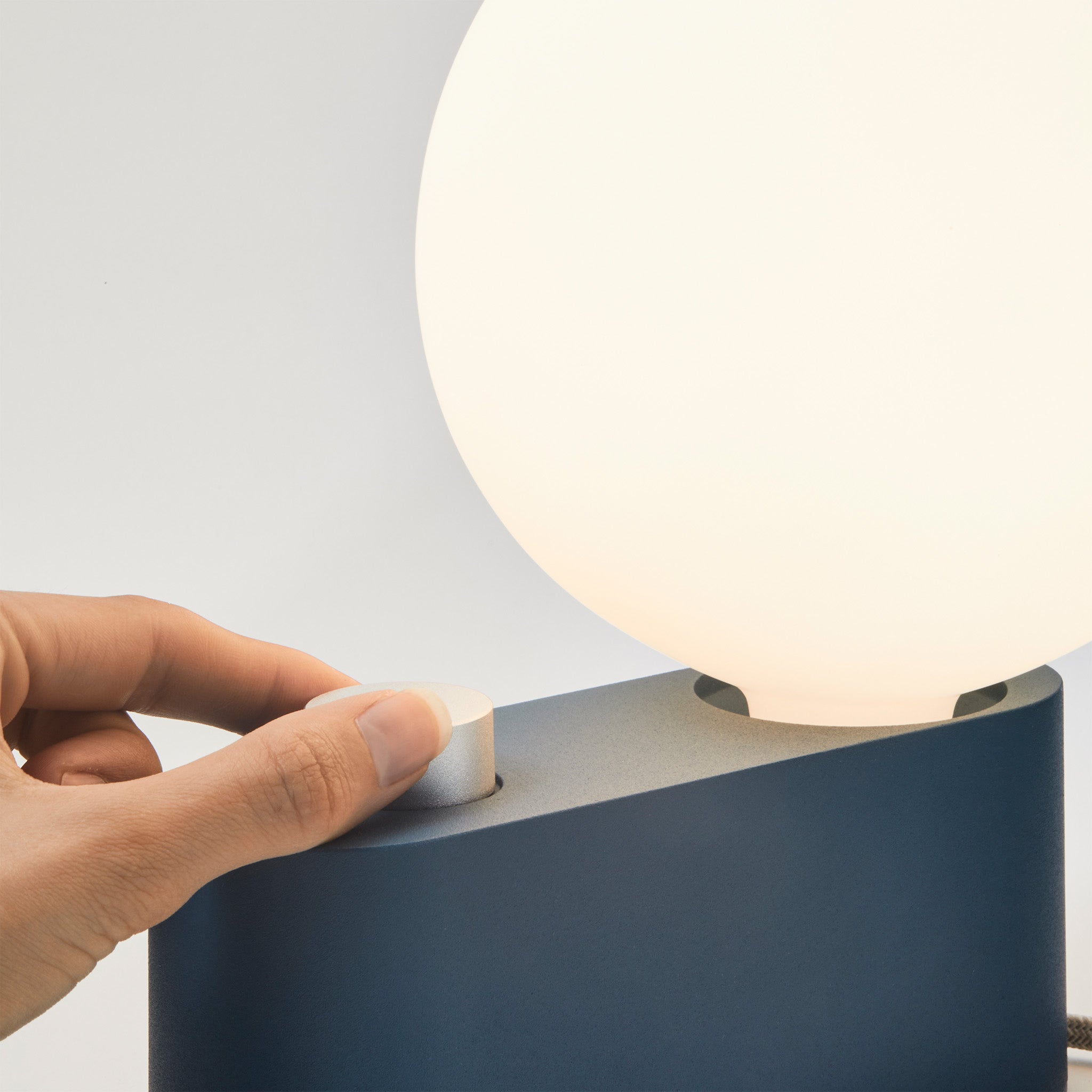 Premium Alumina Multi-Purpose Lamp in Sapphire Blue - Perfect for Home Decor, Office Lighting, and Ambient Mood Setting