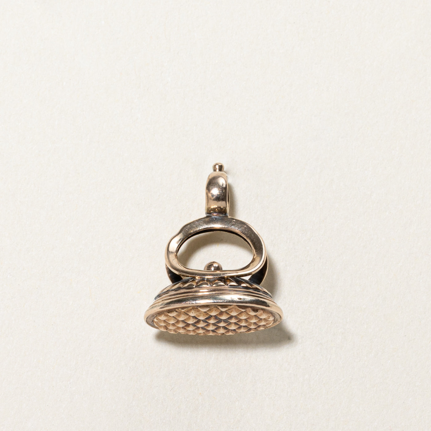 Vintage 10K Yellow Gold Seal Fob Pendant - Antique Charm for Jewelry Making, Gift Giving & Special Occasions