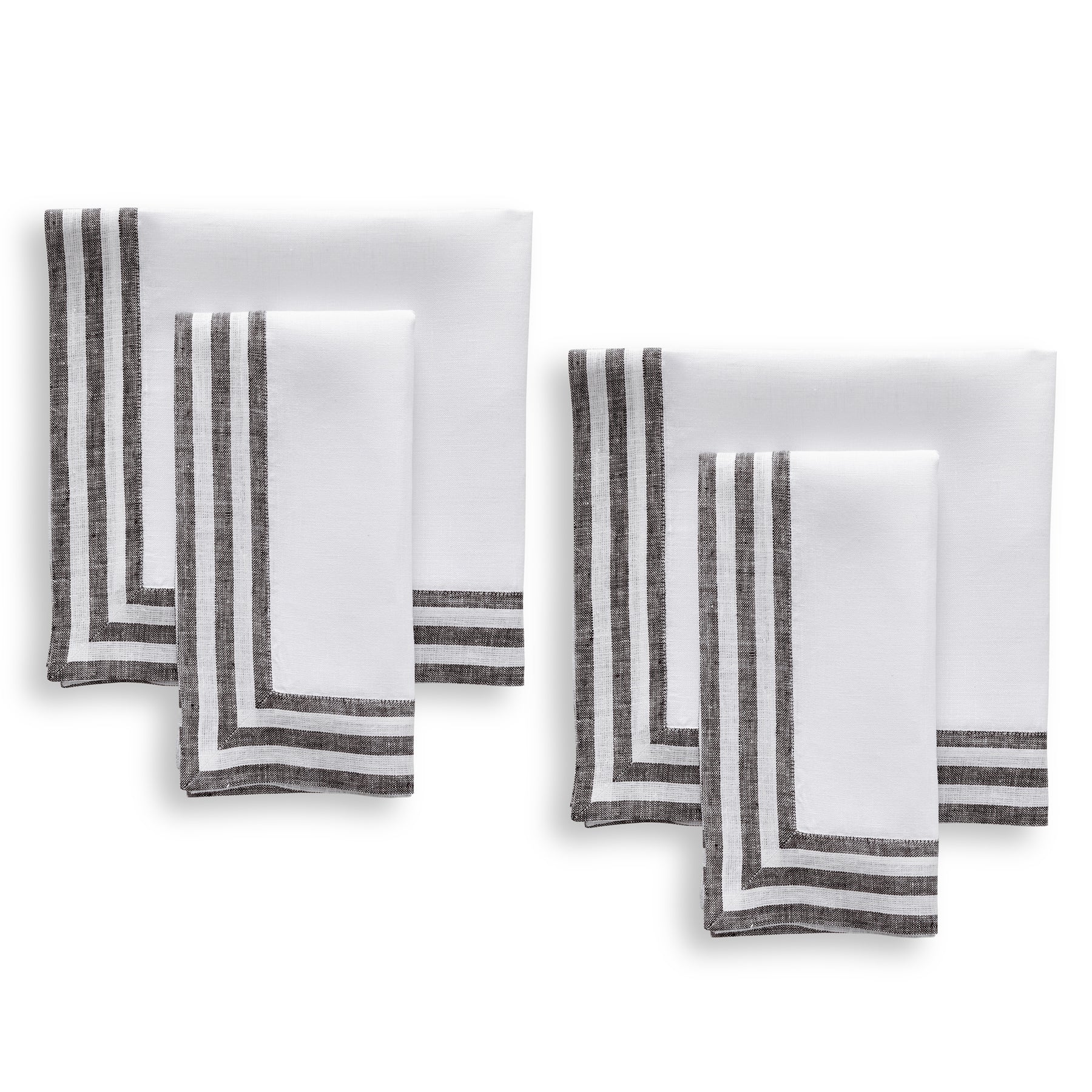 Premium Mila Napkins Set of 4 - Soft & Absorbent Cotton Table Napkins for Dinner Parties, Weddings & Everyday Use