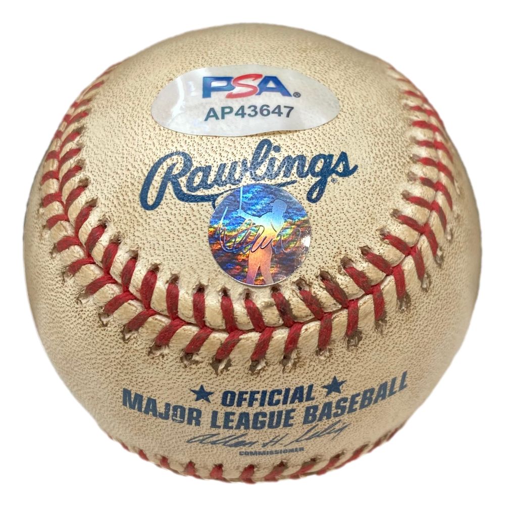 Ichiro Suzuki Autographed Game Used MLB Baseball - PSA/DNA Certified AP43647 - Perfect for Seattle Mariners Fans & Sports Memorabilia Collectors
