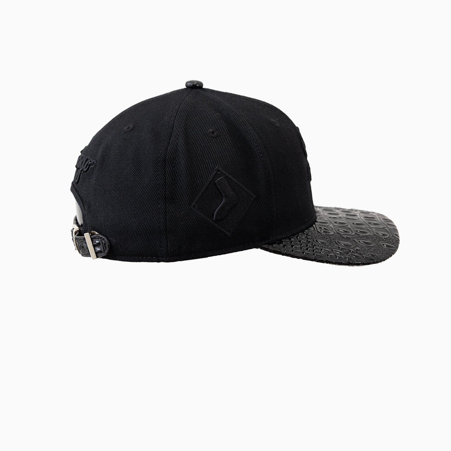Chicago White Sox MLB Official Leather Visor Hat for Baseball Fans - Perfect for Games, Outdoor Sports & Sun Protection
