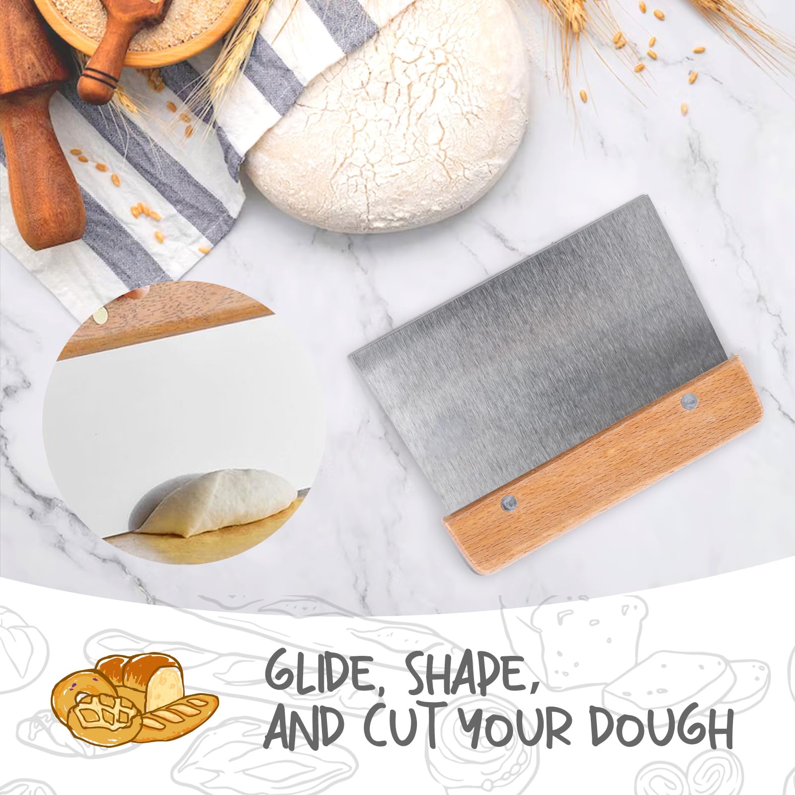 Premium Bread Proofing Baskets Set - 10