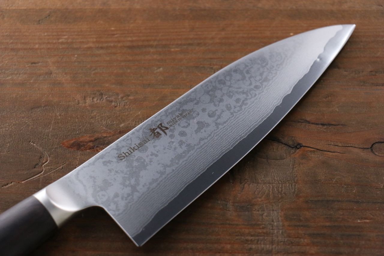 Premium Miyako AUS8 33-Layer Damascus Deba Knife 165mm - Japanese Chef Knife for Sushi, Fish Filleting & Precision Cutting - Professional Kitchen & Home Cooking Essential