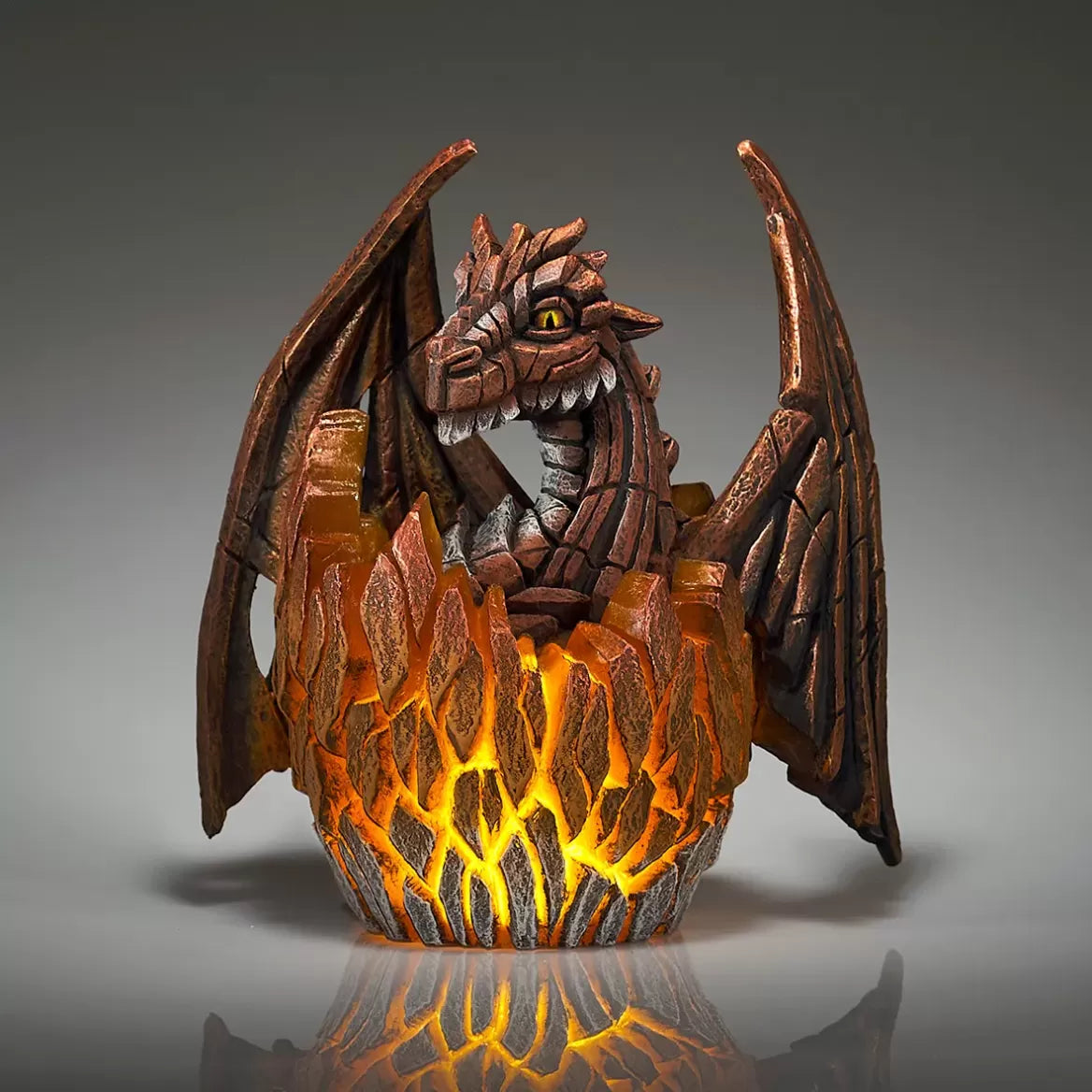 Handmade Copper Dragon Egg Sculpture - Unique Edge Art Decor for Home & Office | Feng Shui, Gift, Collectible