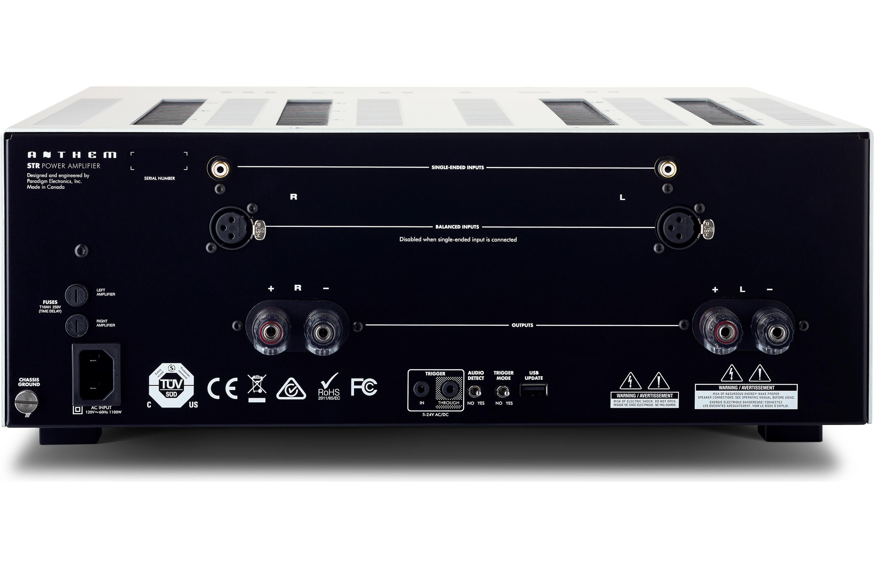 Anthem STR Power Amplifier - High-Performance Stereo Power Amplifier for Home Theater & Audiophile Systems | Perfect for Music & Movie Enthusiasts