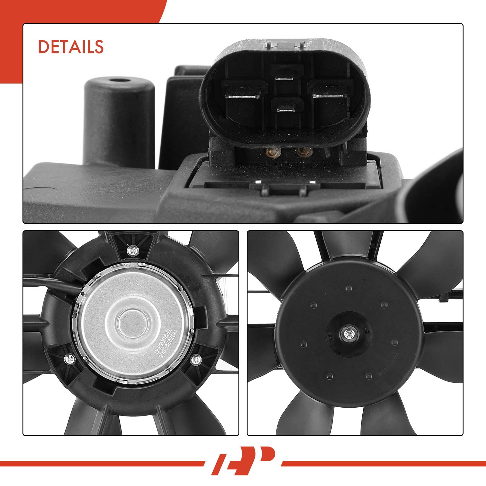 High-Performance Engine Radiator Cooling Fan Assembly for Chevrolet Cruze 2011-2016, Cruze Limited 2016 & Buick Verano 2012-2017 - Direct Replacement for OEM# 13427161 - Perfect for Overheating Prevention & Summer Driving