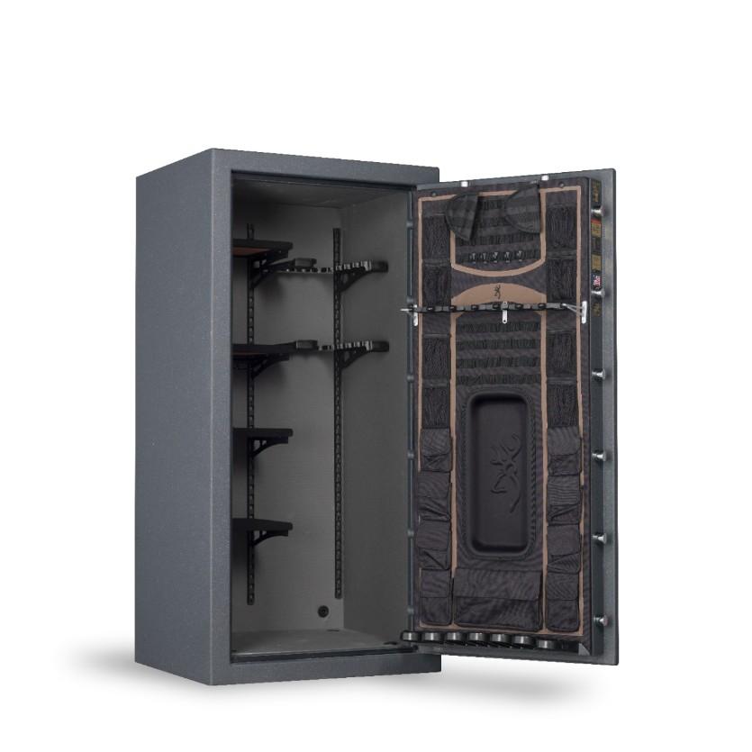 Browning HC33 Hell's Canyon Gun Safe - 48 Gun Capacity Fireproof & Waterproof Safe with Electronic Lock | Perfect for Home Security, Hunting Cabin & Firearm Storage