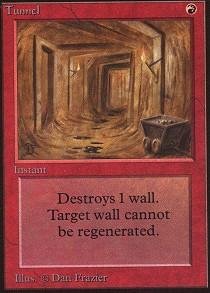Magic: The Gathering - Beta Edition Tunnel Card - Rare Collectible for MTG Players & Deck Builders - Perfect for Vintage Gameplay & Investment