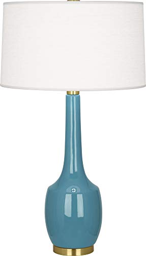 Steel Blue Glazed/Antique Brass