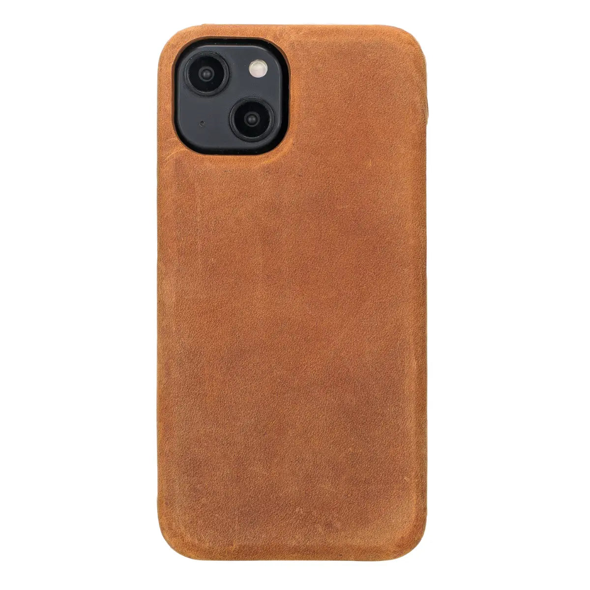 Premium Genuine Camel Brown Leather Wallet Case for iPhone 14 - Slim RFID Blocking Card Holder & Phone Cover (Perfect for Travel, Business & Everyday Use)
