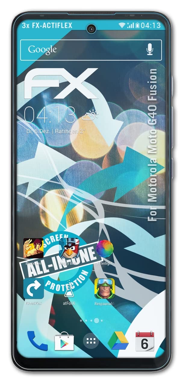 **Motorola Moto G40 Fusion Screen Protector (3-Pack) – Ultra Clear, Flexible, Anti-Scratch Film for Enhanced Protection | Perfect for Everyday Use, Gaming & Travel**