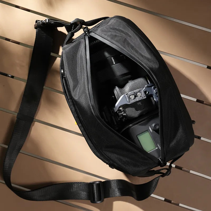 Ulanzi B120 10L Waterproof Camera Sling Bag - Lightweight DSLR Shoulder Bag for Photographers, Travel & Hiking Gear - Perfect for Outdoor Adventures, Street Photography & Daily Commute