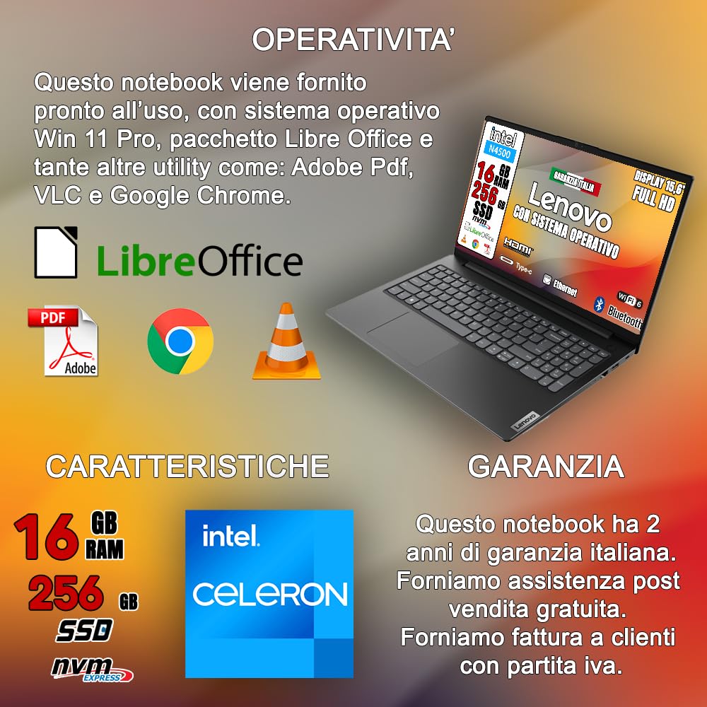 Lenovo Laptop 15.6