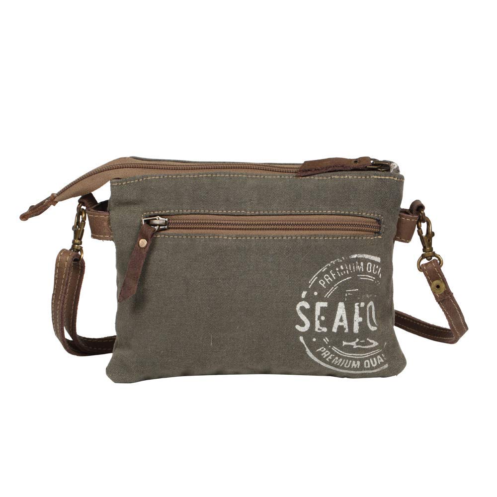 Vintage Myra Bag S-1241 - Upcycled Leather Crossbody Bag for Women | Daily Use & Travel