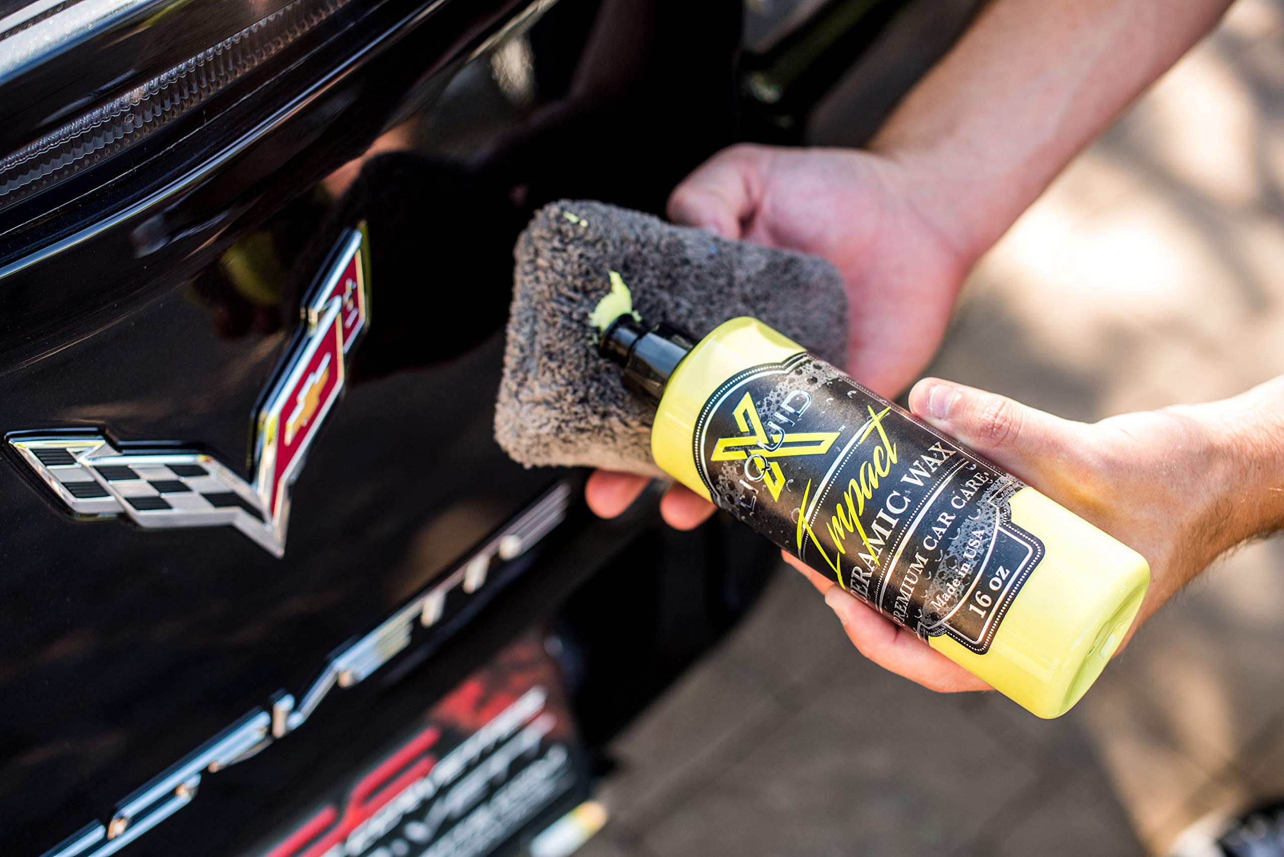 Liquid X Detail Spray & Ceramic Wax Combo - Hydrophobic Water Beading Car Wax, 1 Year Protection for Cars, Trucks & SUVs - Perfect for Showroom Shine & Long-Term Paint Protection