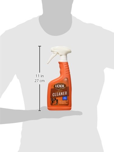 Manna Pro Lexol Leather Cleaner & Conditioner - 16.9 oz | Safe for Car Seats, Furniture, Jackets & Bags | Premium Leather Care Supplies