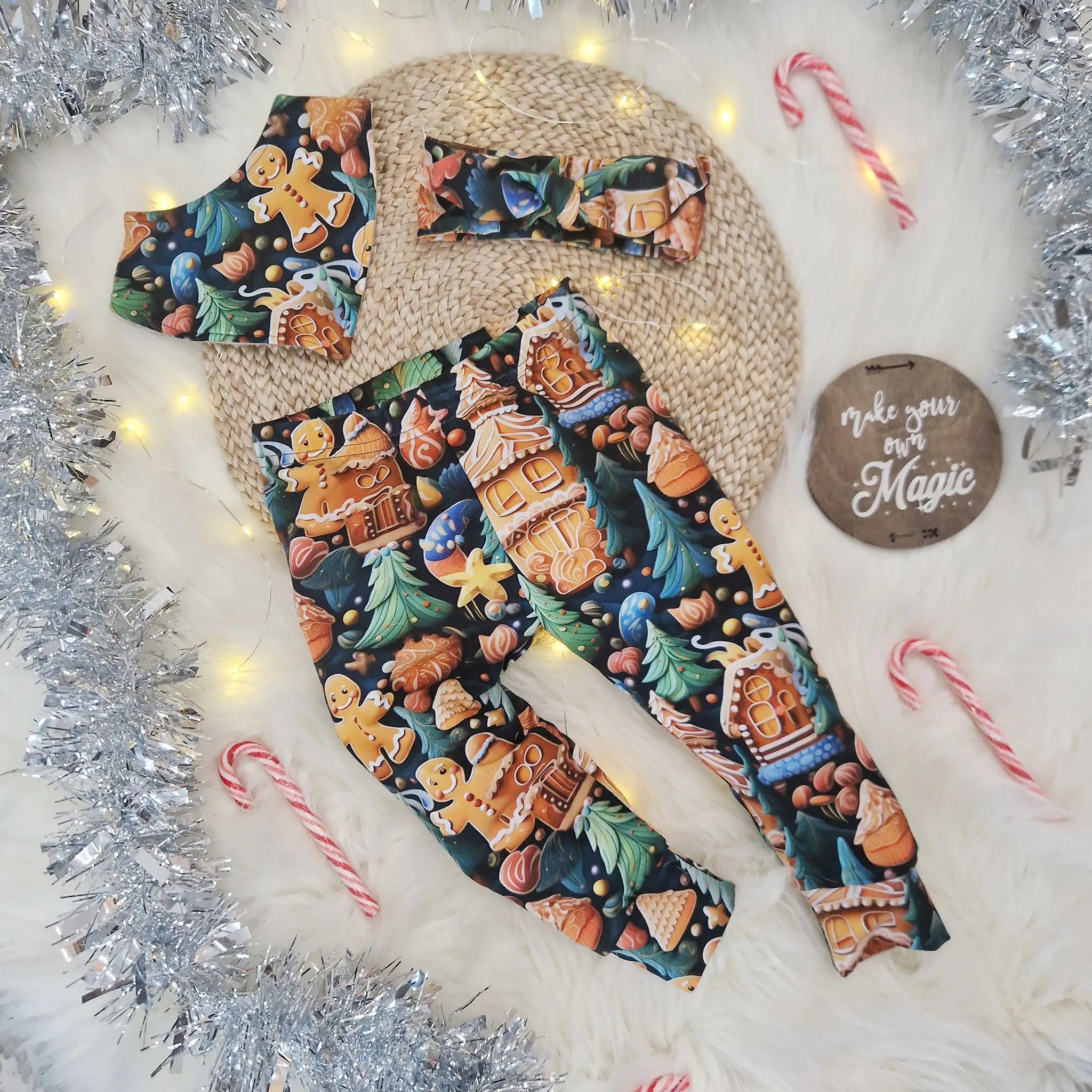 Christmas Leggings for Babies & Toddlers - Festive Holiday Pants for Infants & Kids - Perfect for Family Photos, Holiday Parties & Christmas Morning Outfits