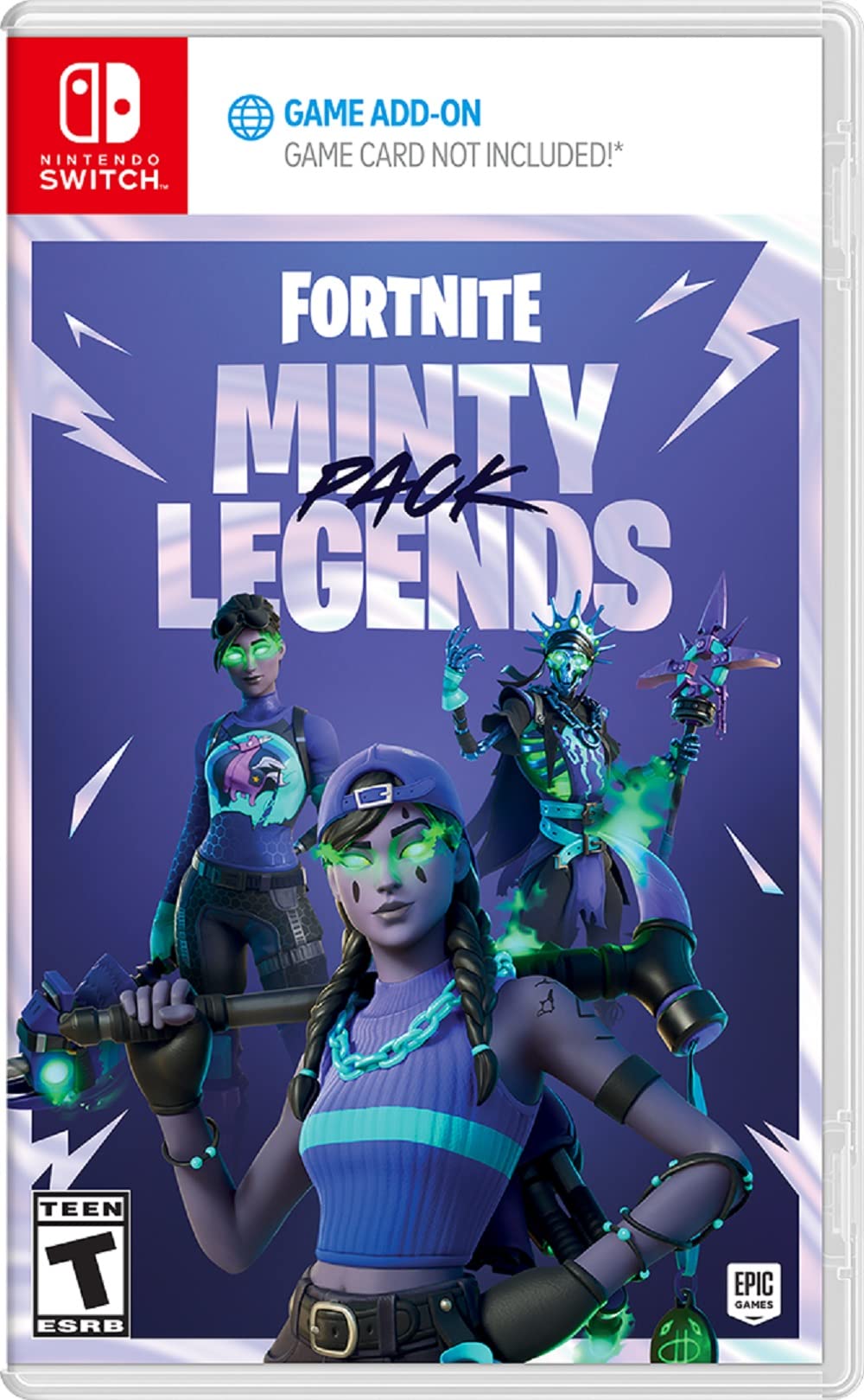 Fortnite Minty Legends Pack - Digital Code in Box | Exclusive Skins, V-Bucks & More | Perfect for Gaming Enthusiasts & Collectors