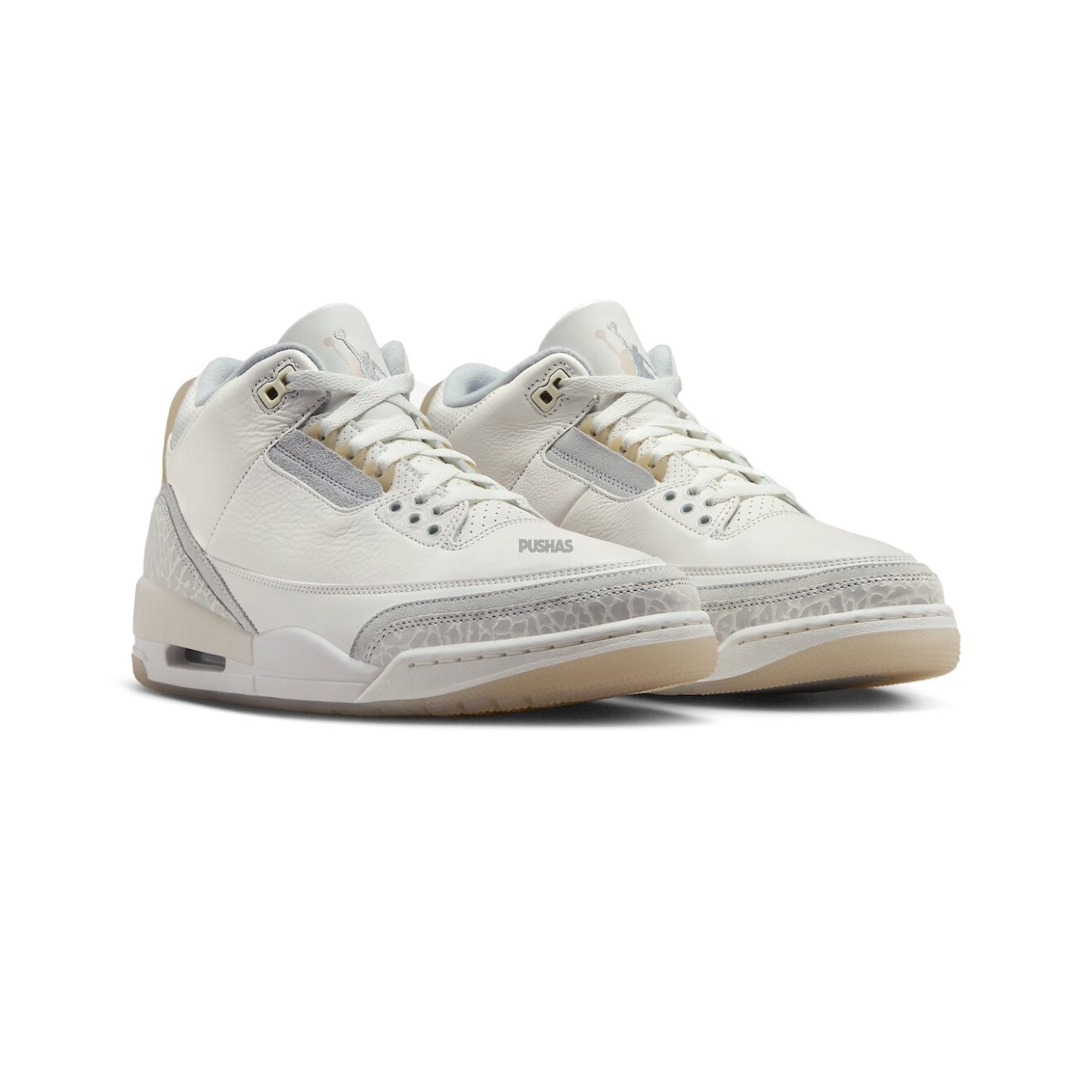 Air Jordan 3 'Craft Ivory' Retro Sneakers 2024 Release - Men's Basketball Shoes for Casual Wear & Street Style