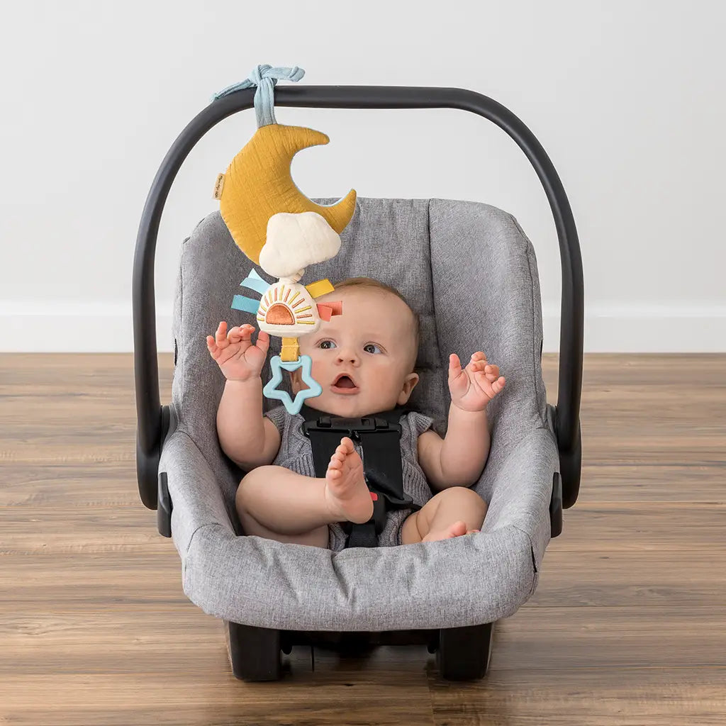 Cloud & Sun Bitzy Notes™ Musical Pull Down Toy - Fun Interactive Baby Toy for Sensory Play & Early Learning - Perfect for Nursery, Playtime & Developmental Activities