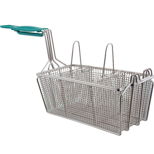 FMP 226 1132 Stainless Steel Basket Border Fry Basket Divider - Perfect for Restaurants, Food Trucks & Home Deep Frying