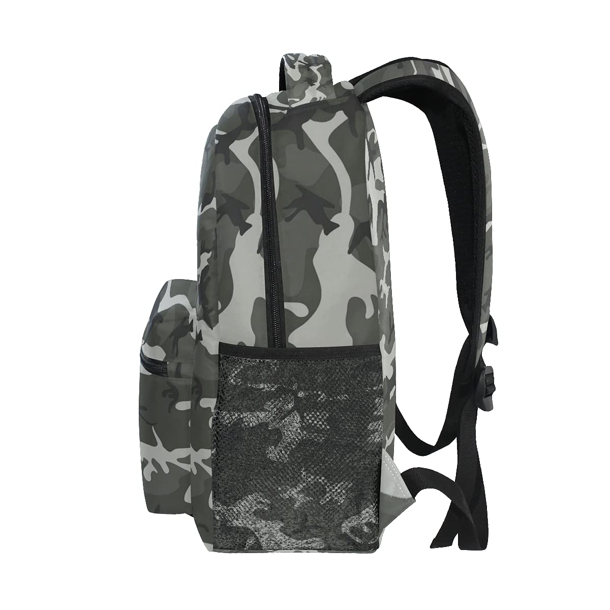 Camo American Flag Backpack for Teens - Waterproof School Bookbag with Laptop Compartment, Durable Travel Daypack for Boys & Girls - Perfect for College, Hiking, and Outdoor Adventures