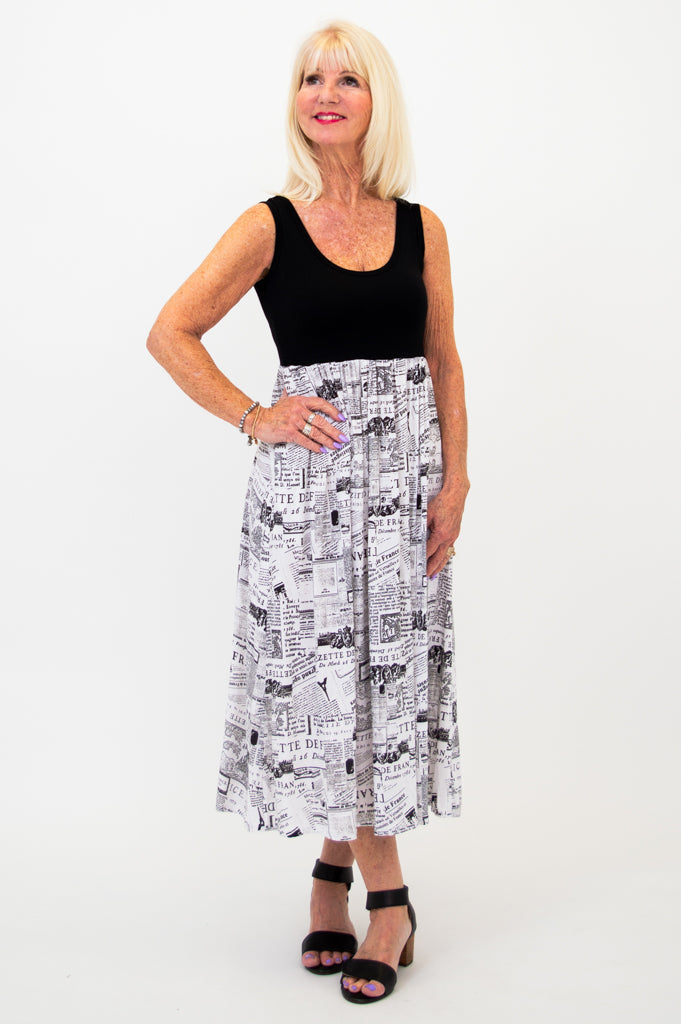 Black Paloma Dress - French Linen Bamboo Blend Elegant Summer Dress for Women | Perfect for Weddings, Parties & Casual Outings