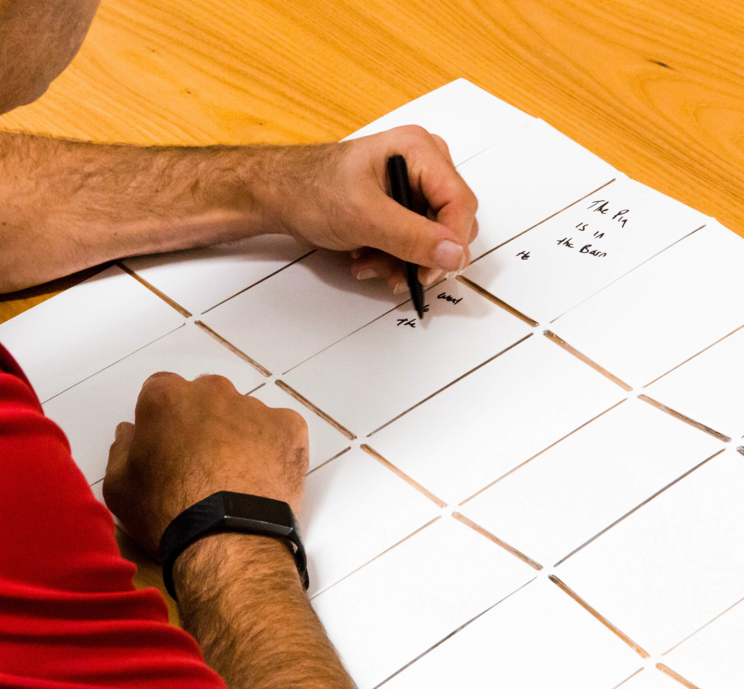 Foldable Portable Pocket Whiteboard with Dry Erase Marker - Bullseye Office Whiteboard for Meetings, Classrooms & Home Office Organization