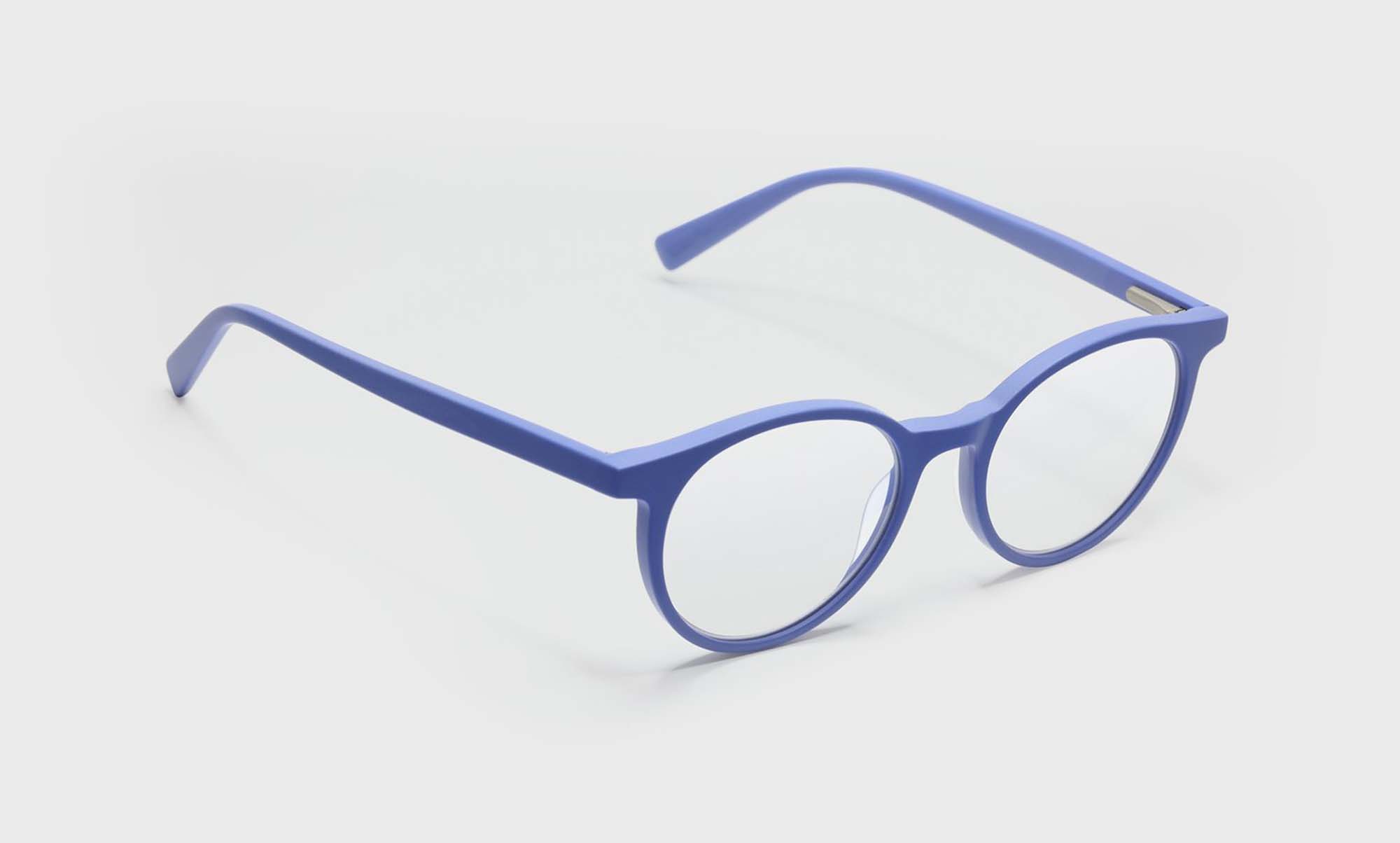Case Closed Average Color 10 Matte Blue Glasses Frame - Stylish & Durable Eyewear for Men & Women | Perfect for Work, School & Everyday Use