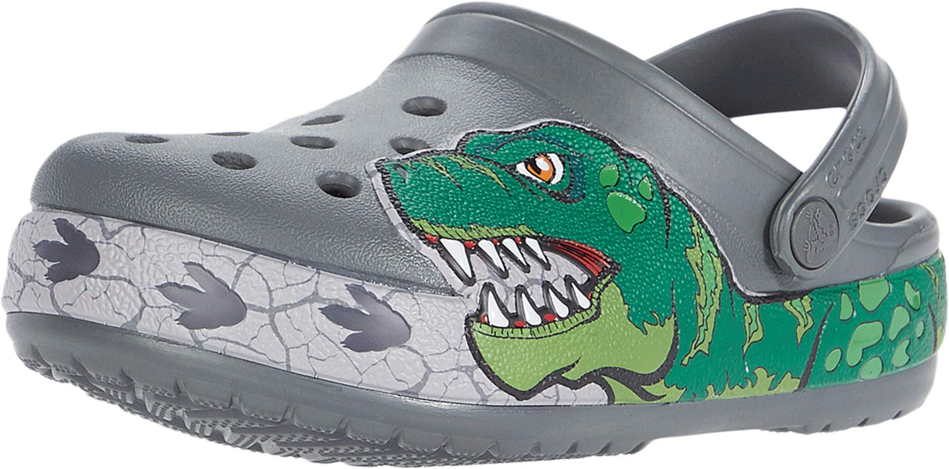 Crocs Unisex Kids Fun Lab Light Up Clogs - LED Light Up Shoes for Boys & Girls | Comfortable & Fun Footwear for Playtime, Parties & Outdoor Adventures