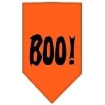 Colorful Boo Screen Print Bandanas - Soft Cotton Bandana for Halloween, Cosplay & Costume Parties - Perfect for Pets, Kids & Adults Accessories
