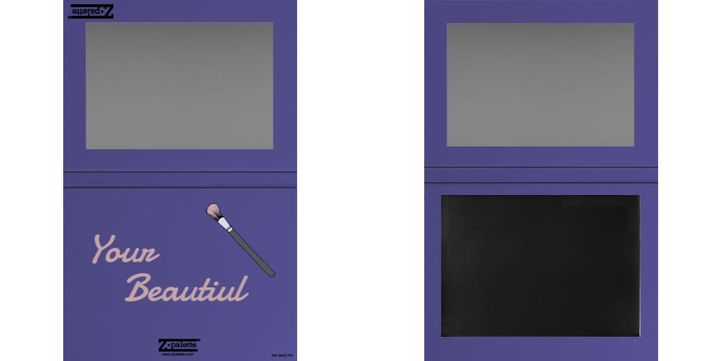 Custom Extra Large Z Palette - Magnetic Makeup Palette for Eyeshadow & Blush - Perfect for Professional Makeup Artists & Travel