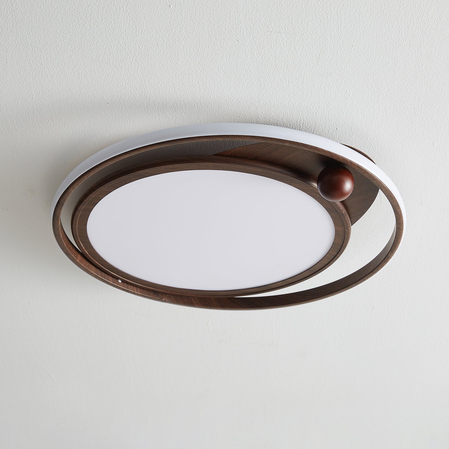 Cloudcrest Modern Ceiling Light Fixture - Energy Efficient LED Flush Mount for Bedroom, Living Room & Kitchen - Dimmable Bright Lighting for Home & Office