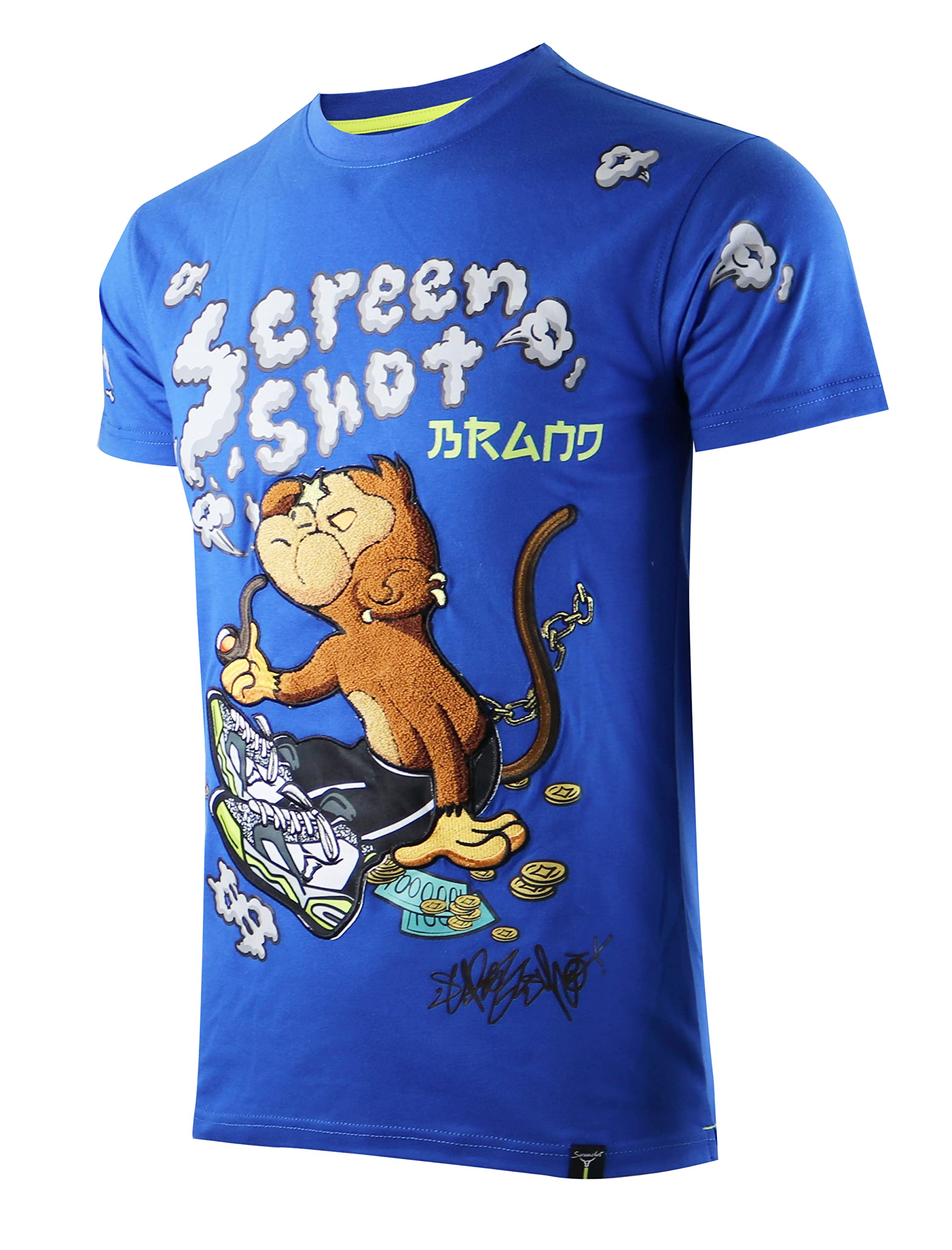 Premium Men's Hipster Hip-Hop Graphic Tees - Trendy Urban Streetwear T-Shirts | NYC Fashion Designer Cotton Tops for Casual Wear & Street Style