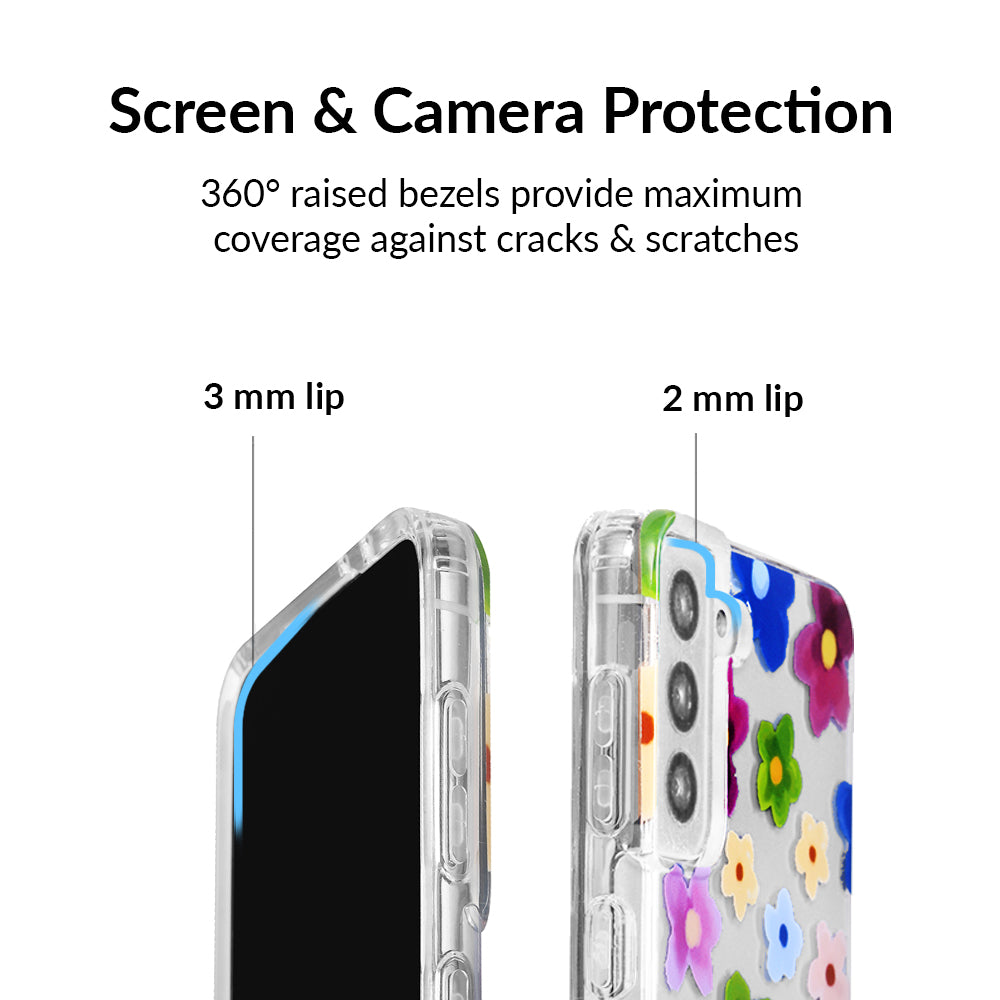 Samsung Galaxy Flower Power Phone Case - Cute Floral Design Protective Cover for Samsung Galaxy [Model] - Perfect for Everyday Use, Gifts, and Spring Style