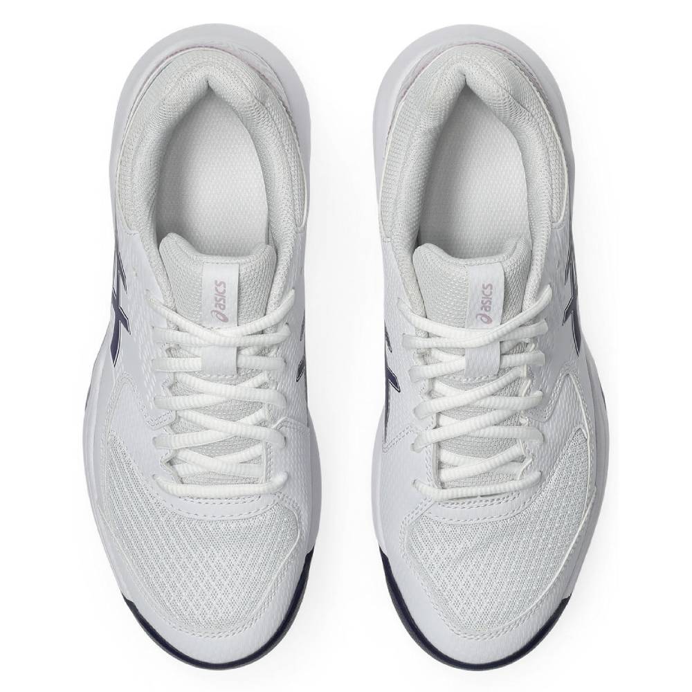 ASICS Gel-Dedicate 8 Women's Tennis Shoes - White/Indigo Fog - Lightweight Court Shoes for Women with GEL Cushioning | Perfect for Tennis, Pickleball & Casual Wear