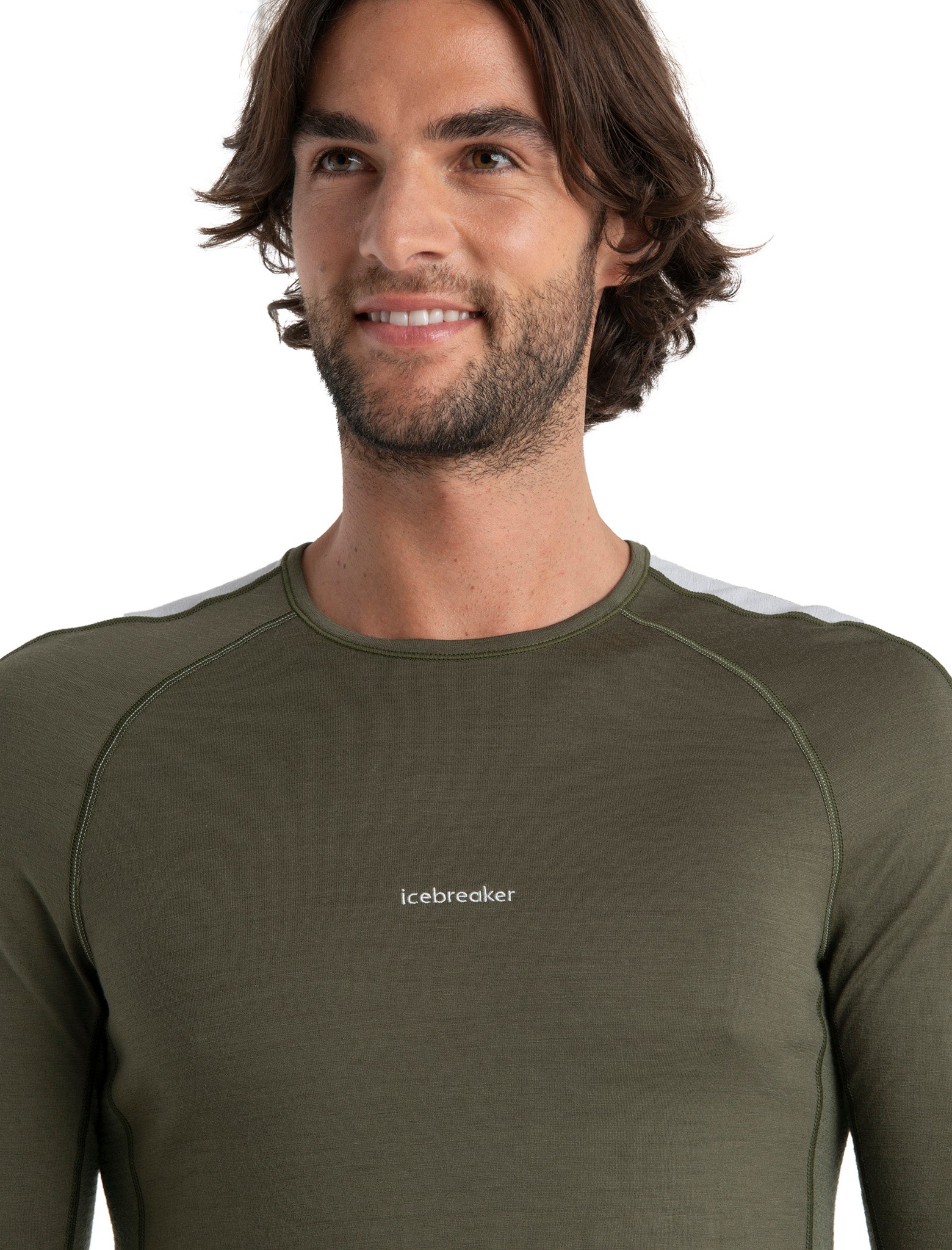 200 ZoneKnit Long Sleeve Crewneck Base Layer Top for Men - Moisture Wicking Thermal Shirt for Cold Weather, Hiking & Outdoor Activities