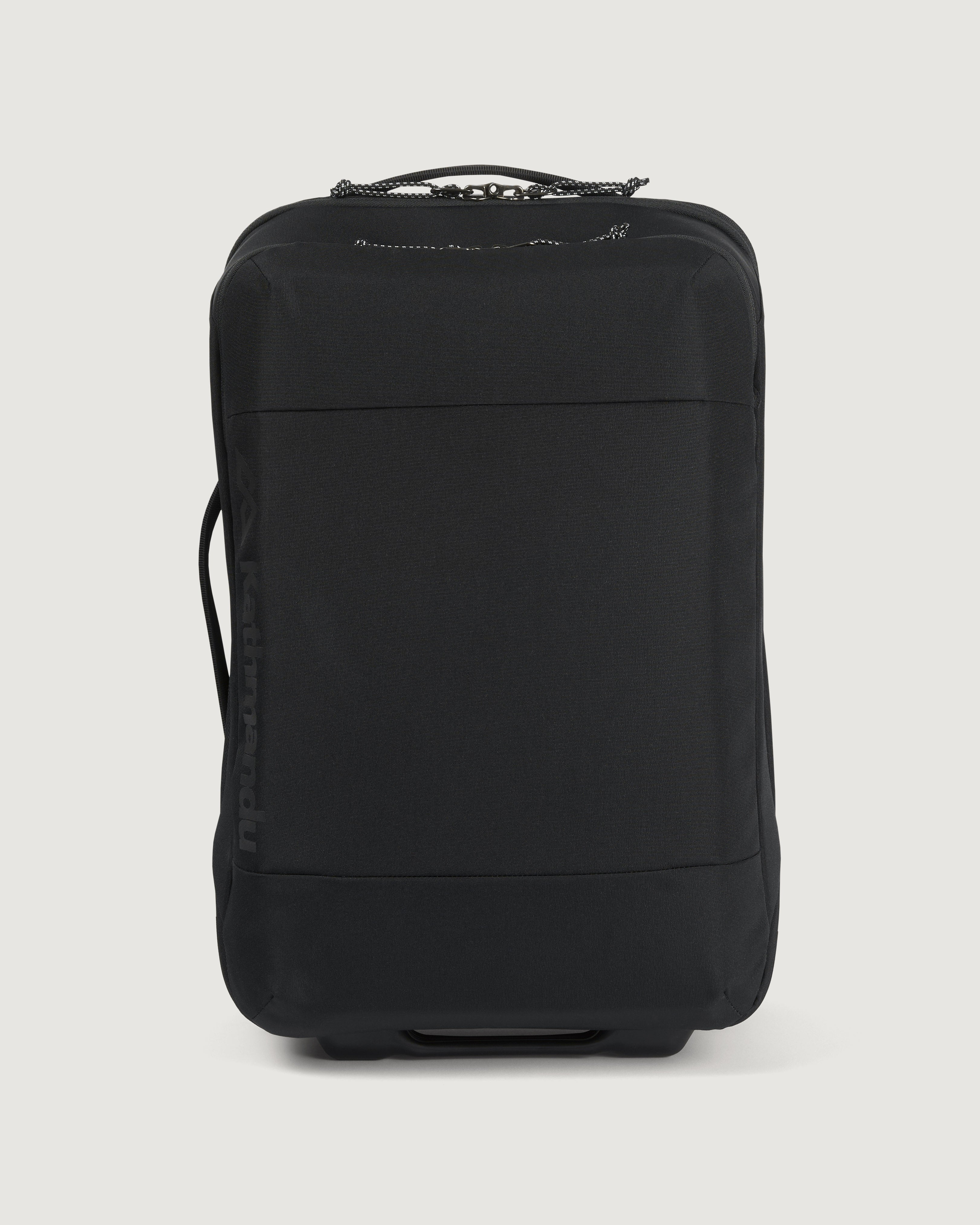 35L Split Level Trolley Bag - Black/Black - Perfect for Travel, Shopping & Outdoor Adventures