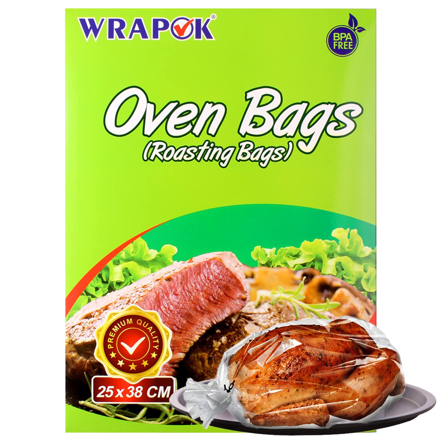 Premium Small Size Oven Cooking Turkey Bags (10x15 Inch) - 8 Pack for Baking, Roasting Chicken, Ribs, Ham, Poultry, Fish, Seafood & Vegetables | Mess-Free Thanksgiving & Holiday Meals, Family Dinners & Meal Prep