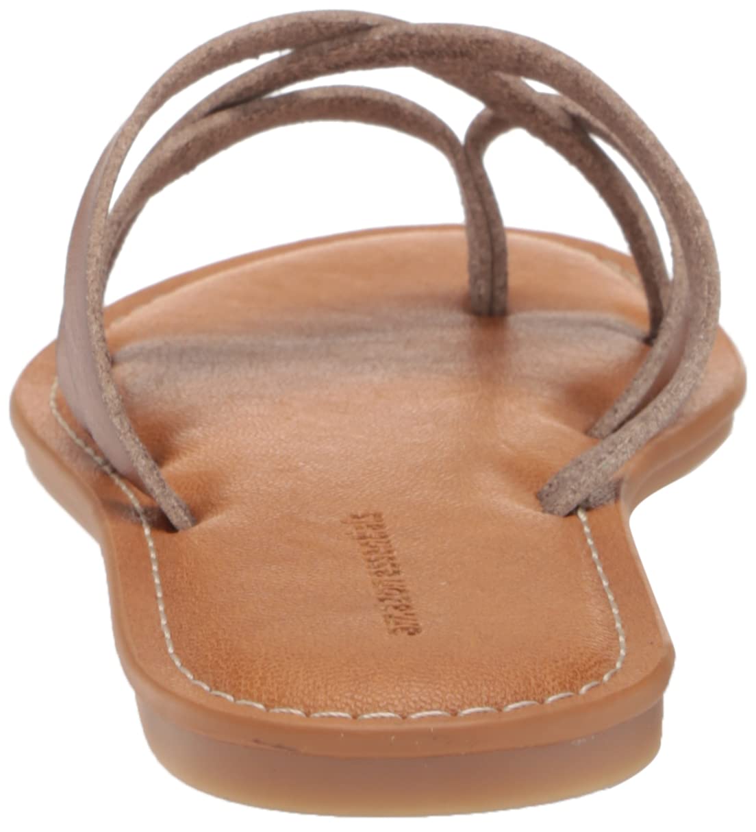 Amazon Essentials Women's Strappy Slide Flat Sandal - Comfortable Summer Casual Shoes for Beach, Pool, and Outdoor Wear