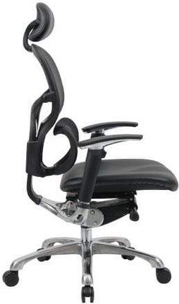 Boss High Back Ergonomic Mesh Office Chair with Adjustable Lumbar Support - Black [B6888 BK] for Home Office, Gaming & Workspace Comfort