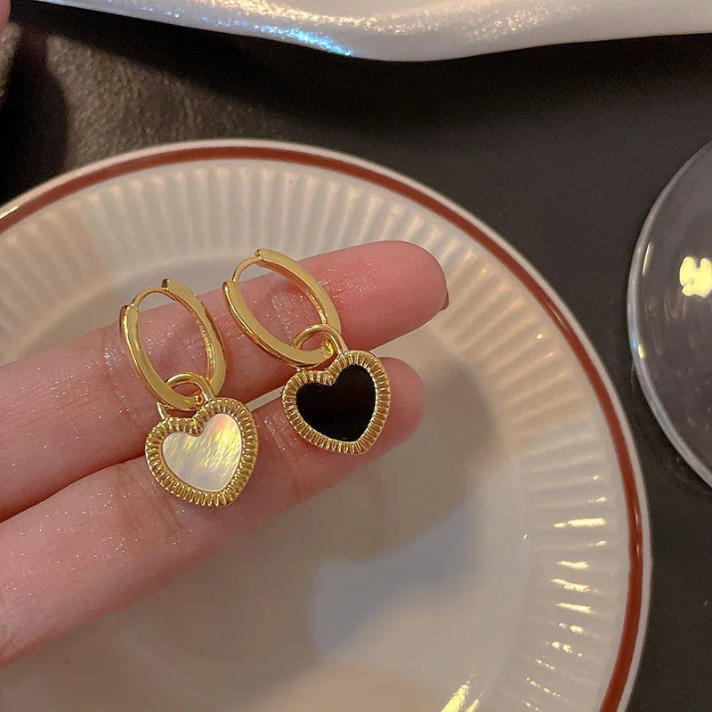 Elegant Heart-Shaped Stud Earrings for Women - Perfect for Valentine's Day, Anniversary & Romantic Date Night Gifts