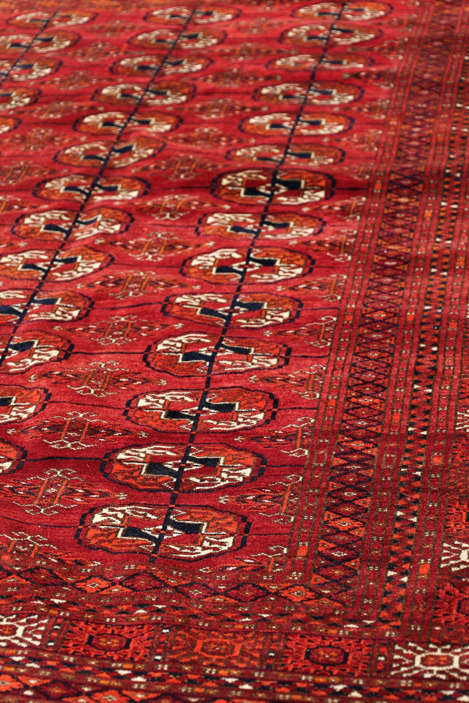 Vintage Tekke Handwoven Tribal Rug - Authentic Afghan Oriental Carpet JF8757 | Perfect for Boho Home Decor, Living Room, Bedroom & Office