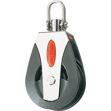 Ronstan Single Block Pulleys - High Performance Marine & Sailing Pulleys for Boats, Yachts & Rigging - Durable Stainless Steel Construction for Smooth Operation